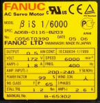 FANUC A06B-0116-B203